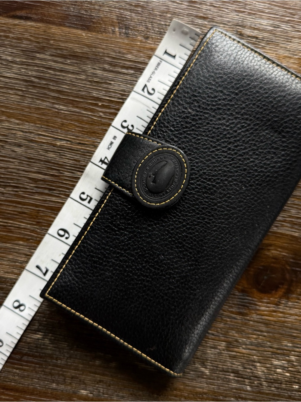 Dooney & Bourke Black Leather Wallet - Picture 6 of 8